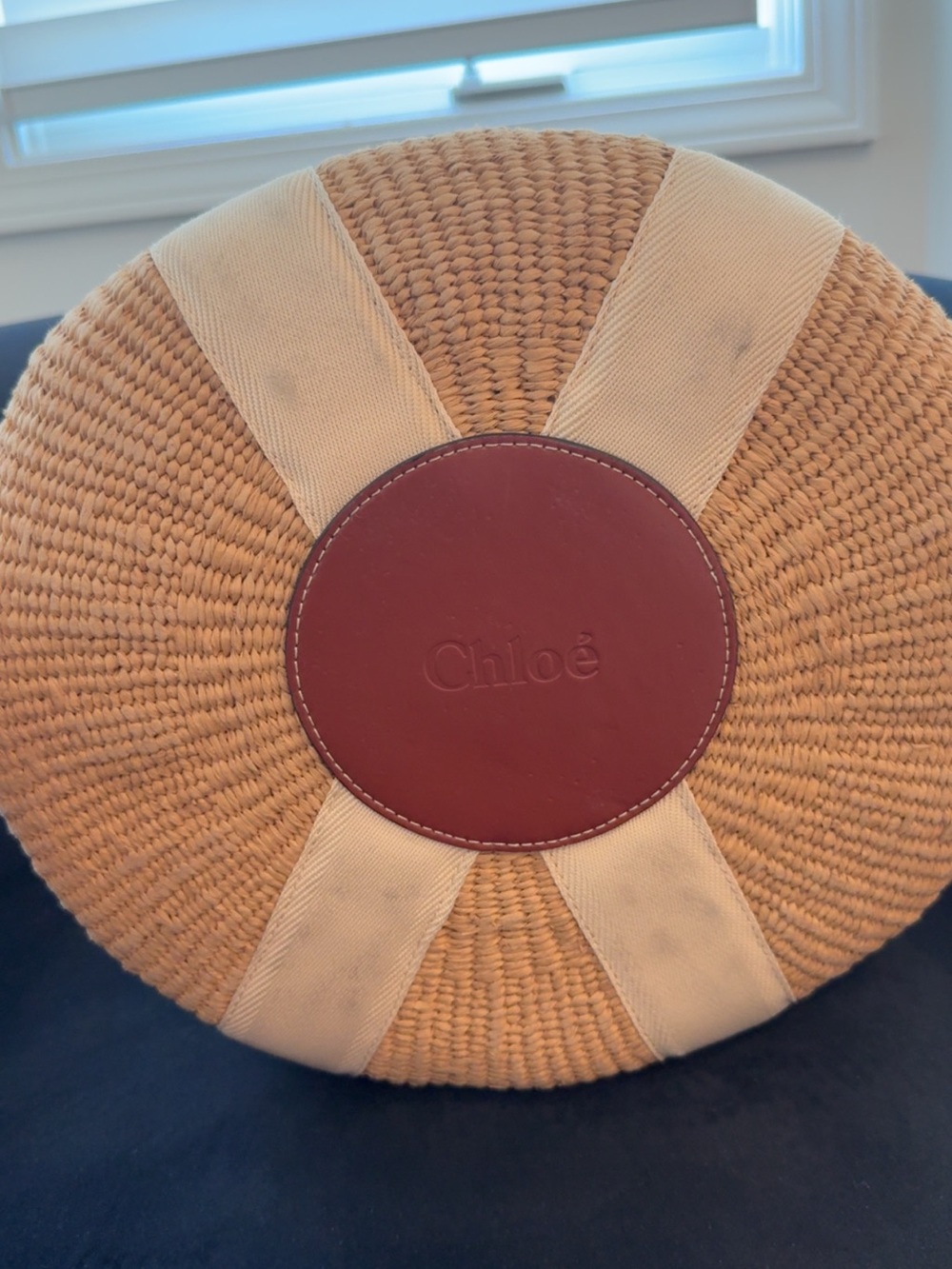 Chloe woven raffia beach bag - Picture 8 of 10